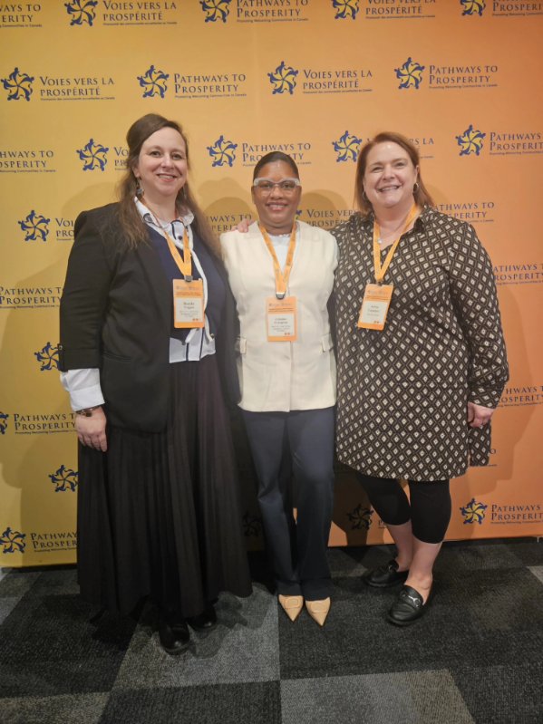 CWICE P2P Halifax_Danielle and Celistine with Sylvie of ISS Canada