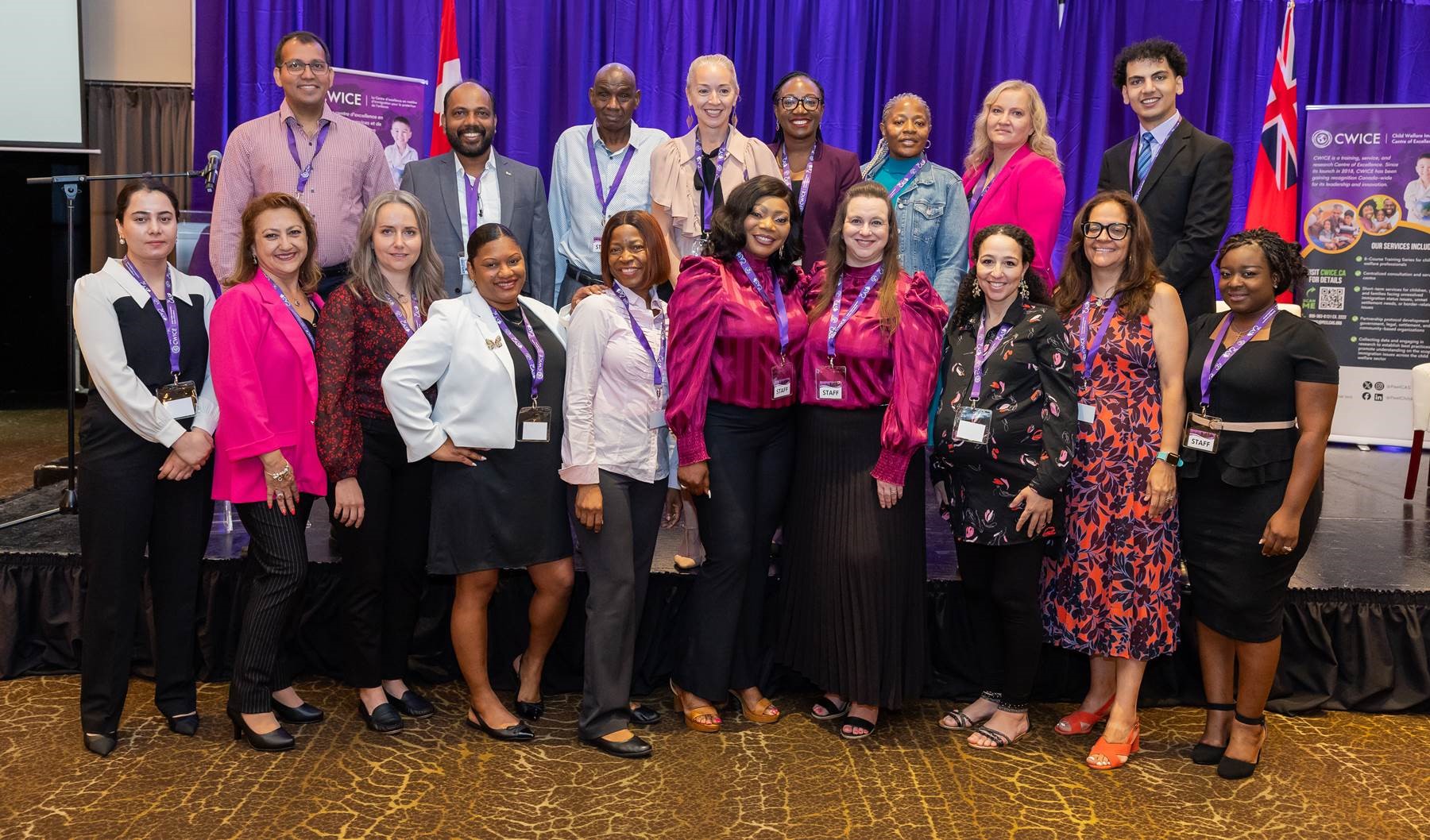 Group photo of CWICE team