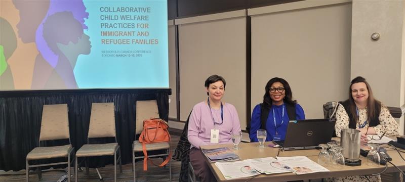 Photo of speakers at CWICE and Polycultural presentation